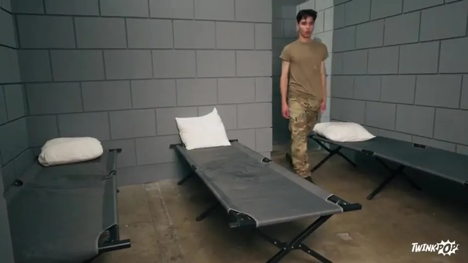 Jake Preston and two soldiers