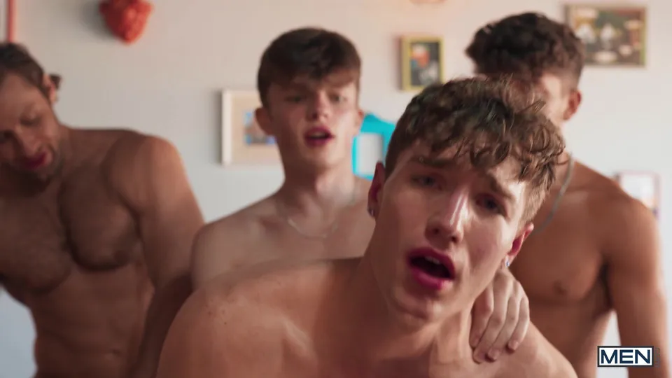 Hazel Hoffman Gangbanged by Drake Von, Jake Preston & Dom King