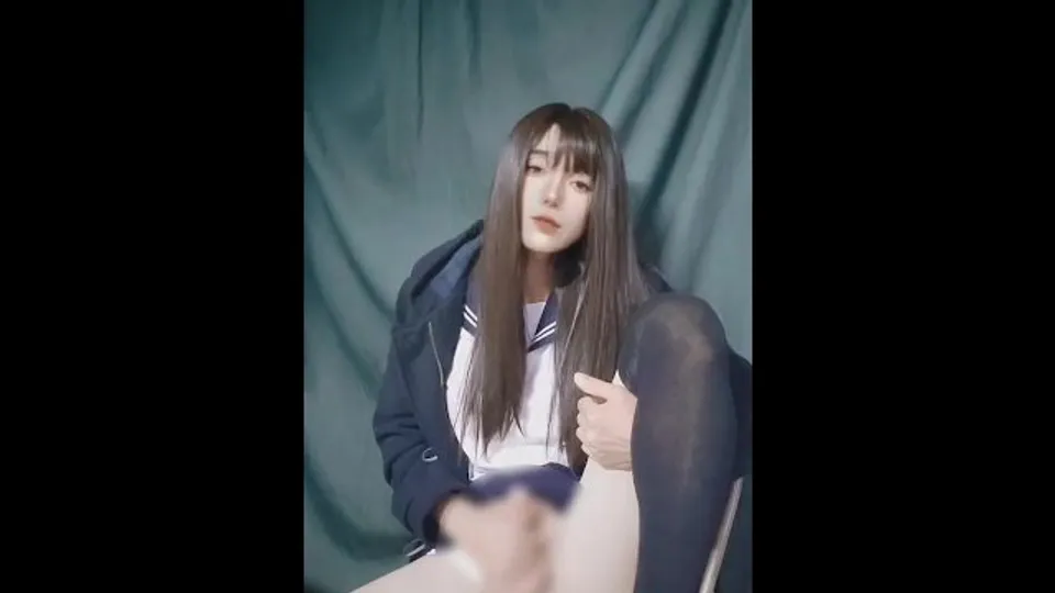 Japanese Crossdresser Tease