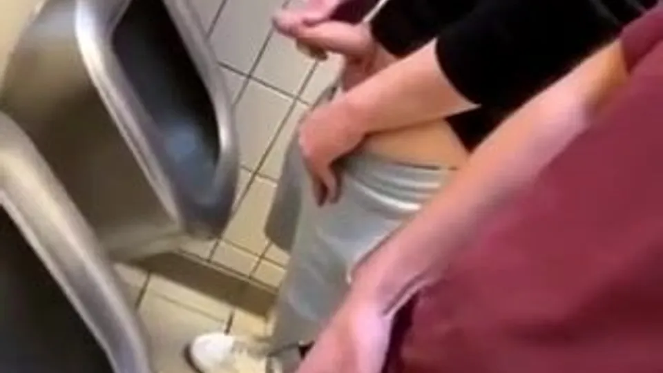 Jerking Off At The Urinal-Cums 210