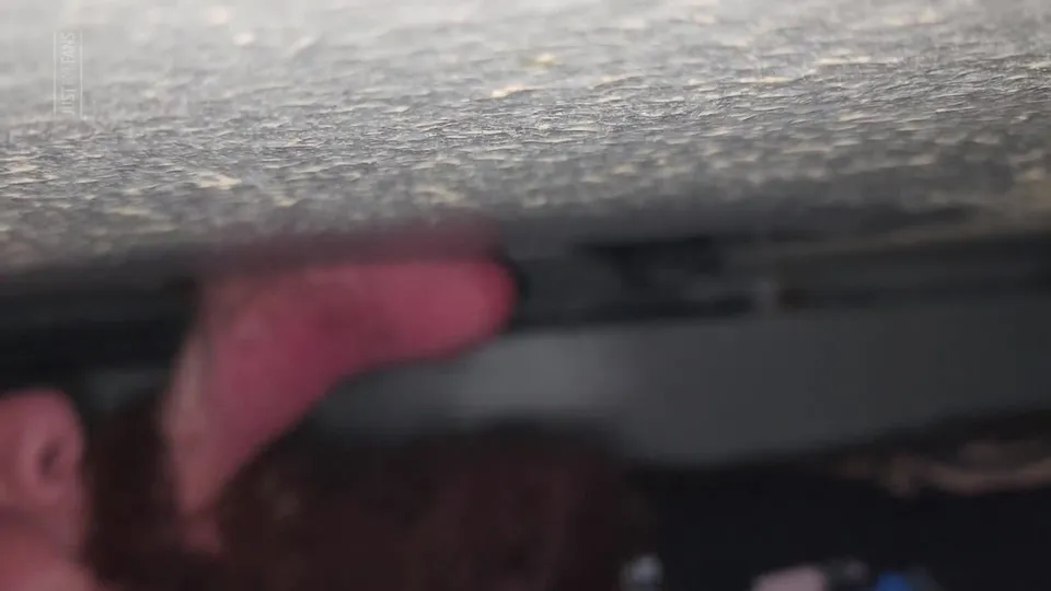 Tattooed Bearded Man Deepthroats Big Cock