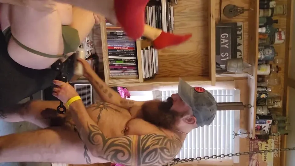 Tattooed Beast Plows Ass Pig