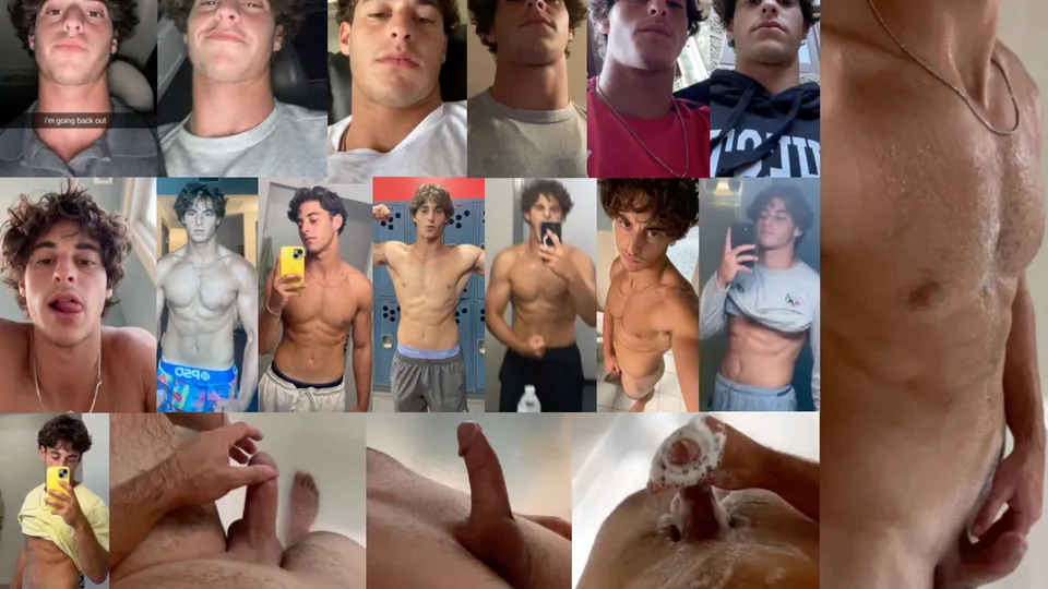 Jock jerking off in the shower, showing off & cumming - ThisVid.com