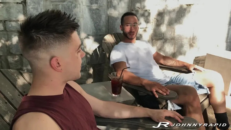 JohnnyRapid: Jock Xavier Cox Gets Persuaded By Johnny Rapid Into Hot Gay Cock Swapping