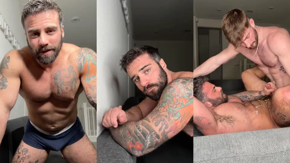Jordan shows what it would look like if he were to get fucked – JordanxBrandt – TroyxBrandt