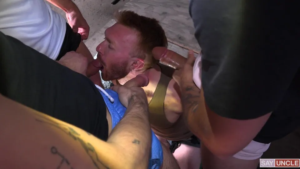 Ginger Jock Worships & Gets Pounded by Soccer Teammates