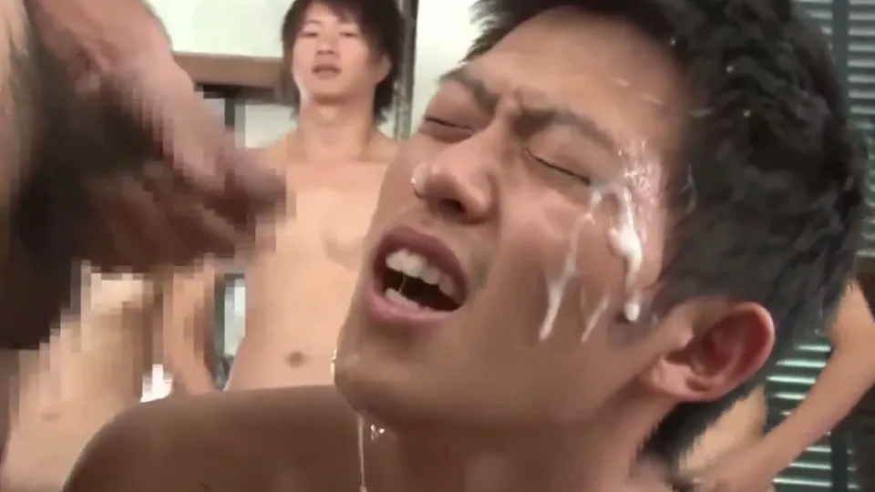 Japanese Athlete Bukkake Initiation