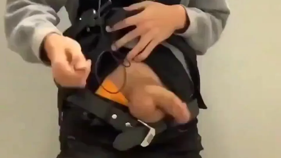 Just started his shift