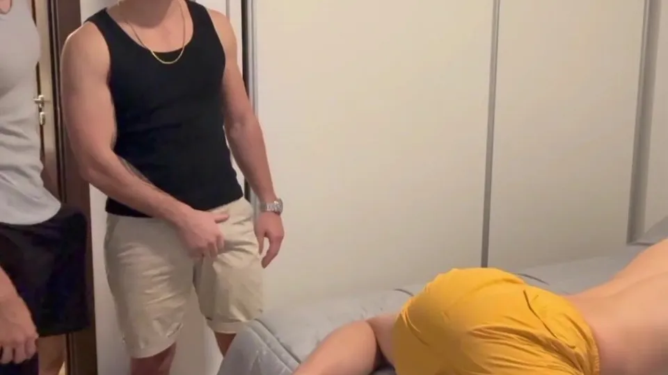 Kaile is fucked by two guys