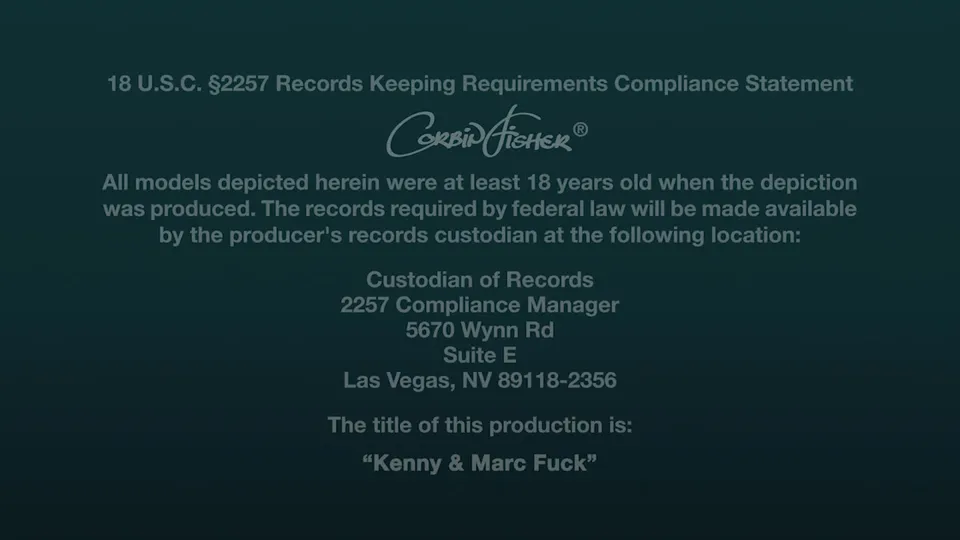 Kenny & Marc's Intimate Encounter