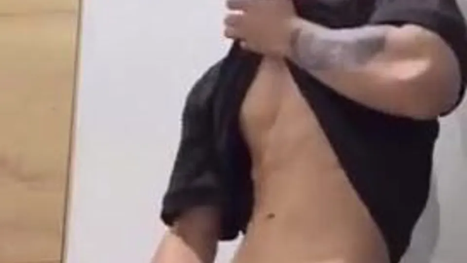 Tattooed Teen Solo Masturbation