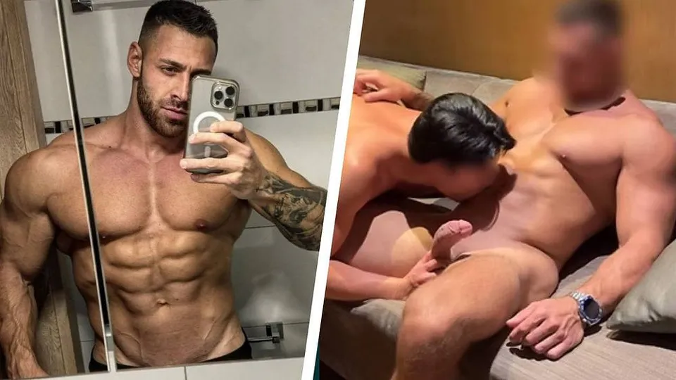Korean dude welcomes a sexy Foreign Fitness Trainer with a hot service