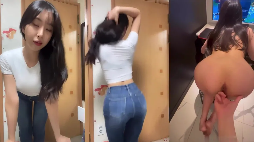Korean female fitness instructor 