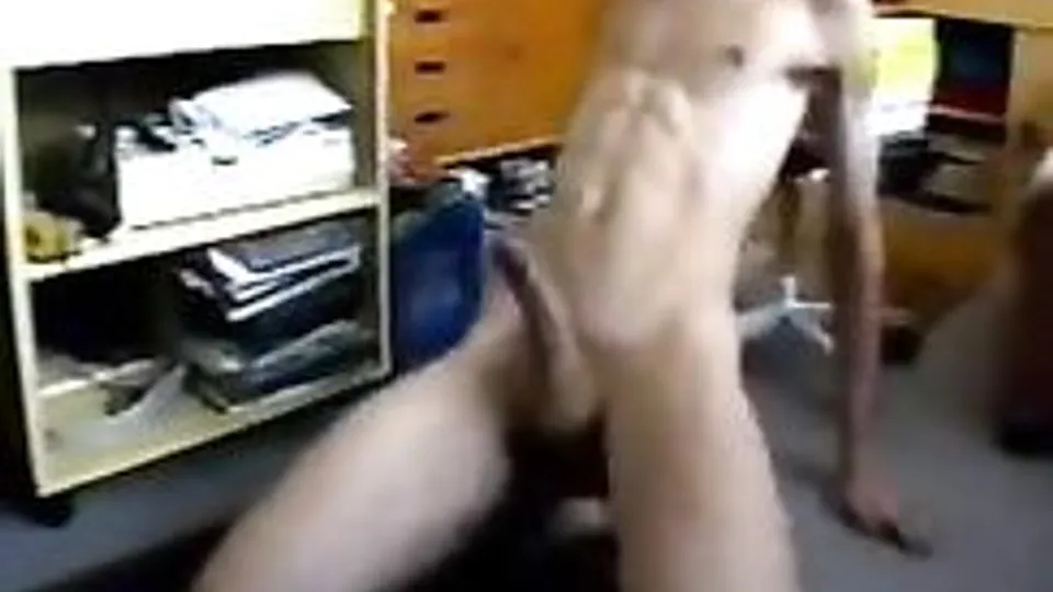 Twink Masturbates in House
