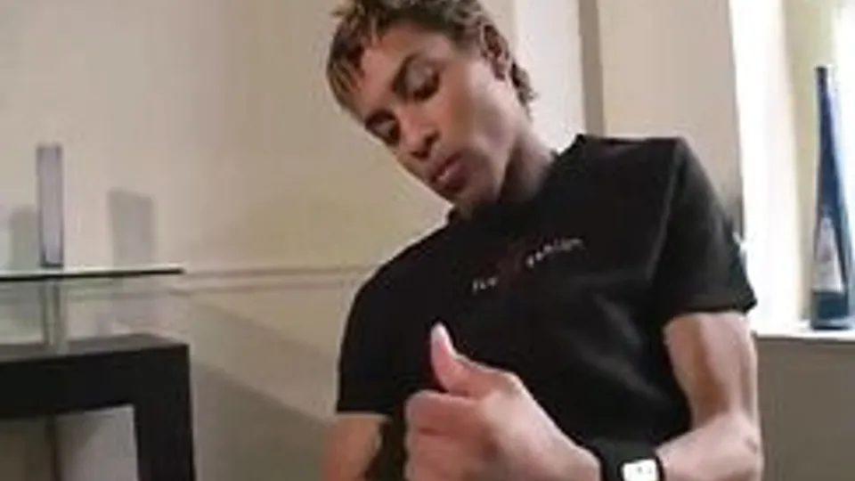 Twink Masturbates in House