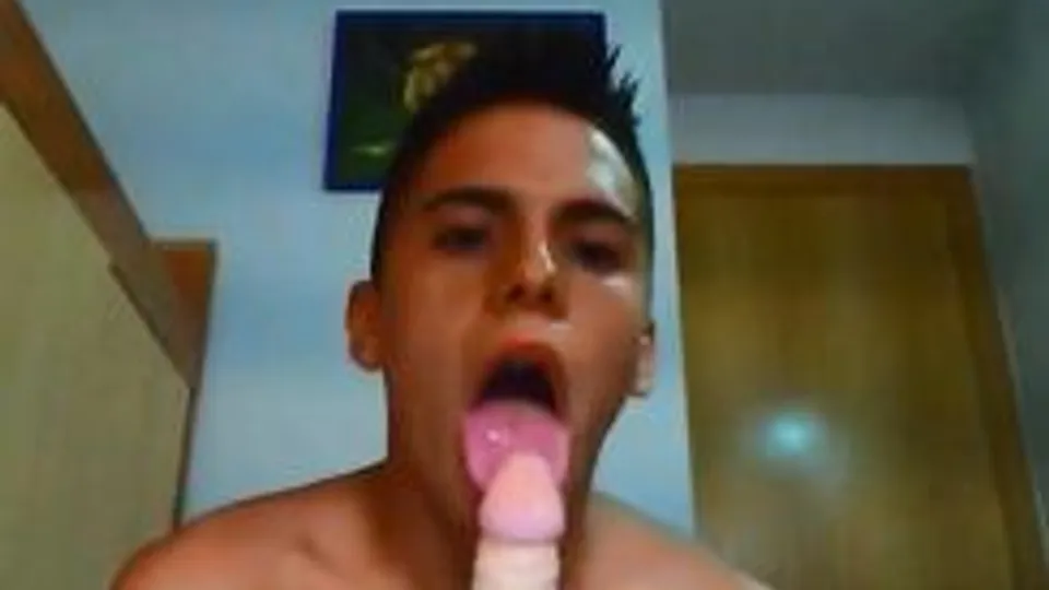 Twink Masturbates in House
