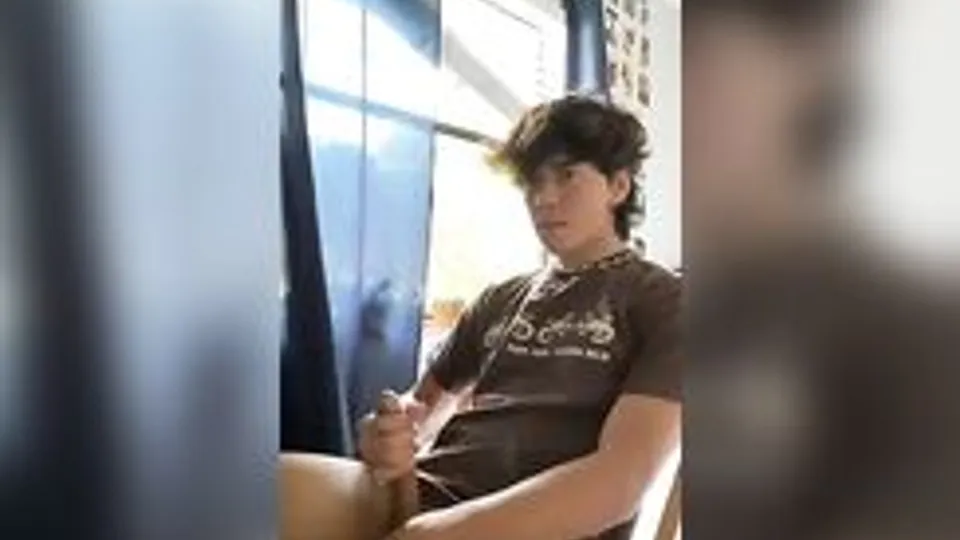 Twink Masturbates in House