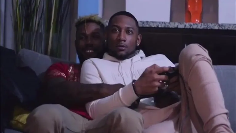 Gay Action Fun in Black