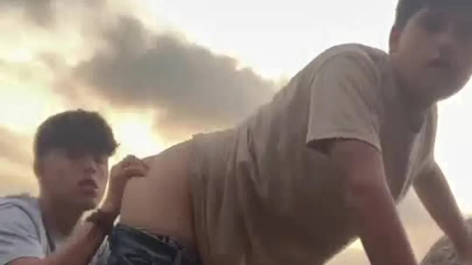 Lads Fuck by the Sea