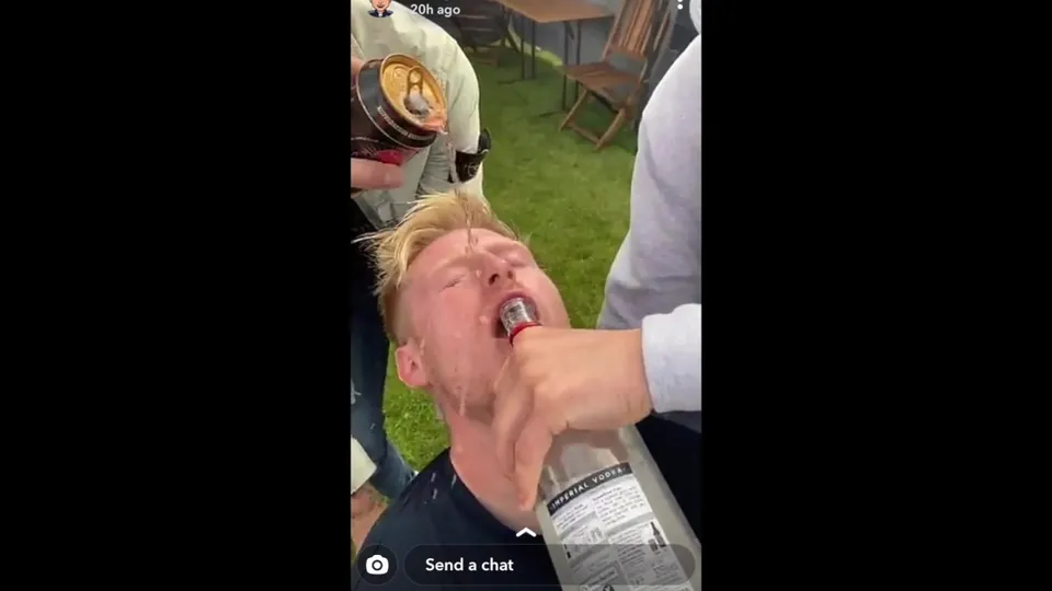 Lads' Piss Prank and Ball Punch