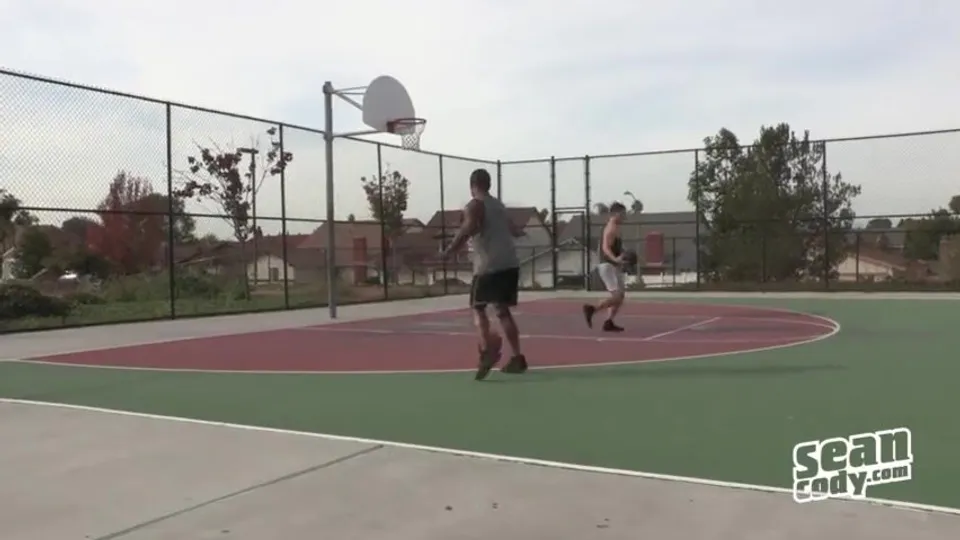 Landon & Cassian: Bareback Basketball Fun