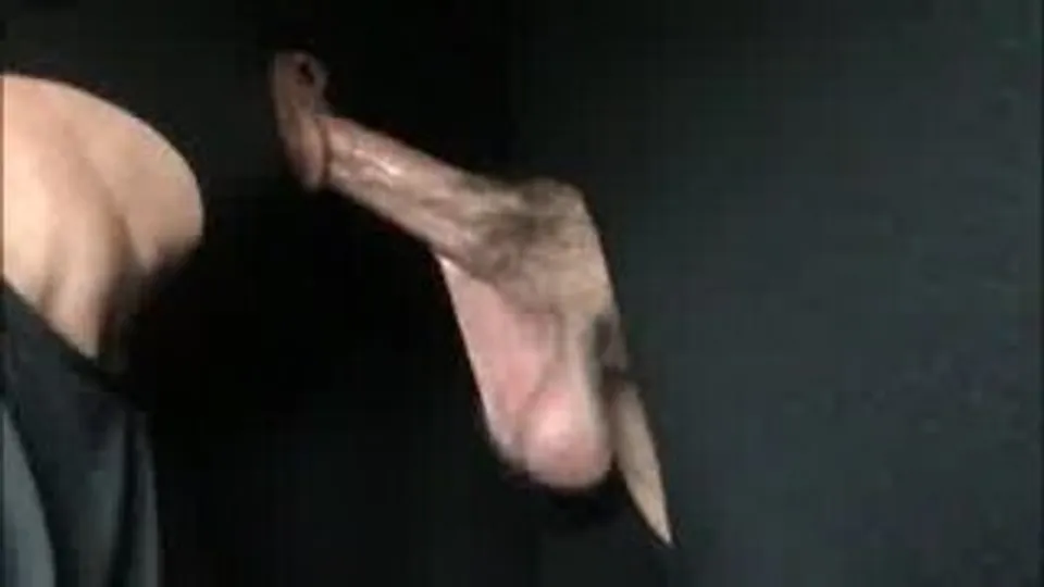 Large hairy dong and balls sucked dry