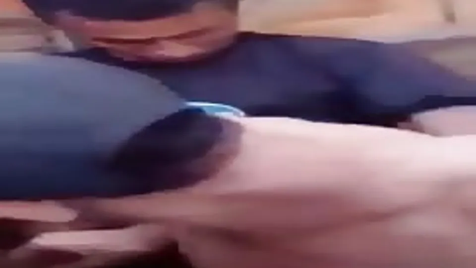 Latino straight builder fucks a young dude in an abandoned construction site