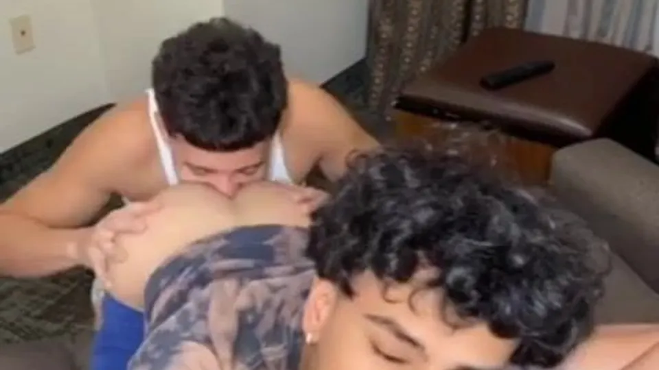 Latino Twinky Boy gets his Ass eaten out then Fucked with Huge Cock