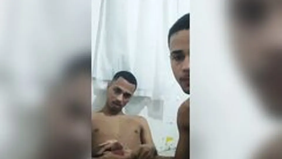 Latino twins sucking