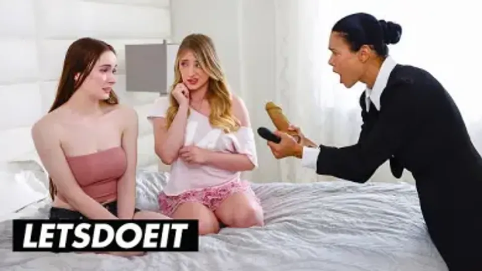 Lesbian Fuck Interrupted By Stepmom Melody, Hazel / A Girl Knows on PornDoe.com