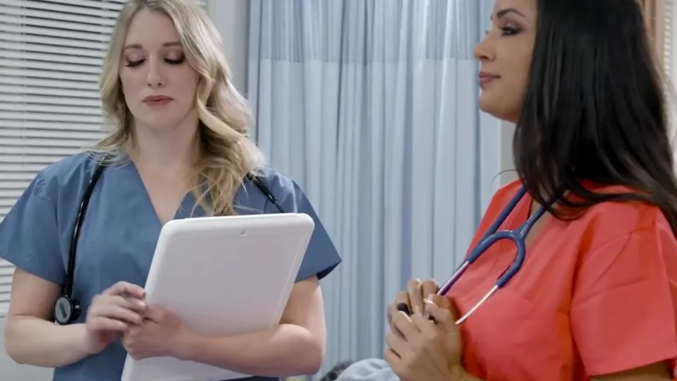 Lesbian Nurse Sofi Ryan Motivates Riley Reyes