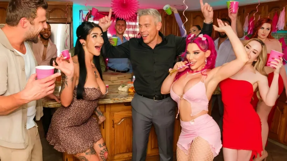Lilys Epic Birthday Gangbang 