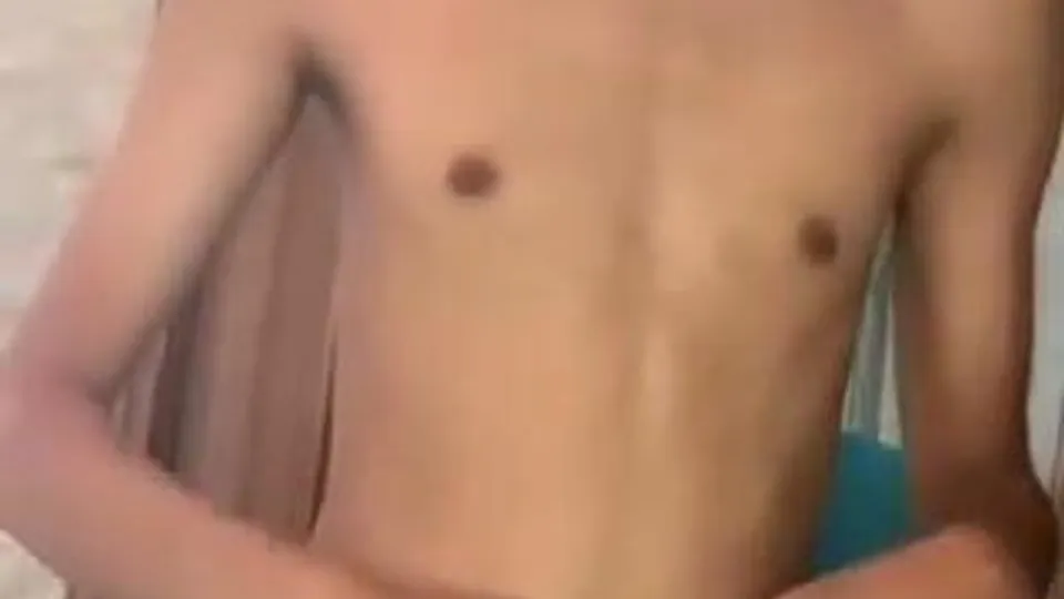 Asian Twink Masturbates Alone