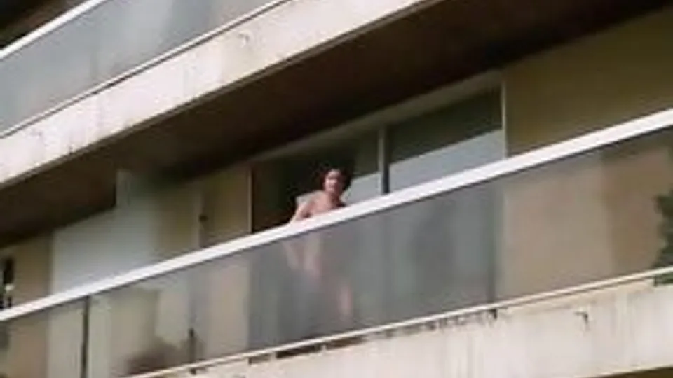 Locked Outside Naked!