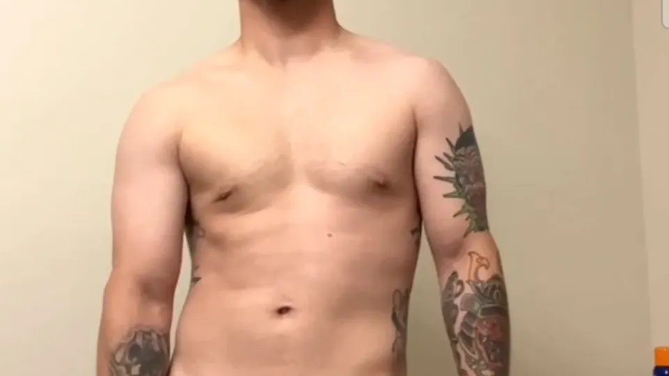 Loki gets naked and jerks his cock