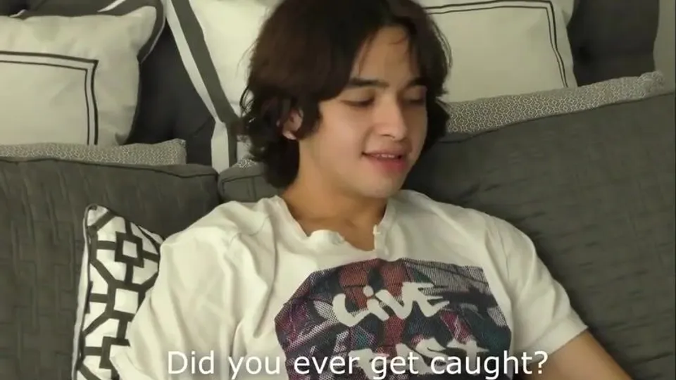 Long Skinny Latino Cock Cums