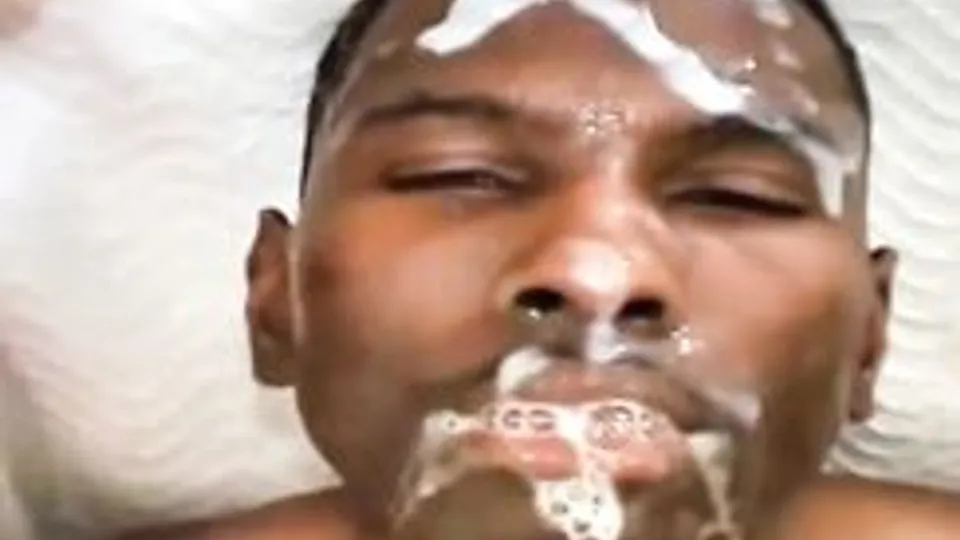 Lot of sperm for the black boy