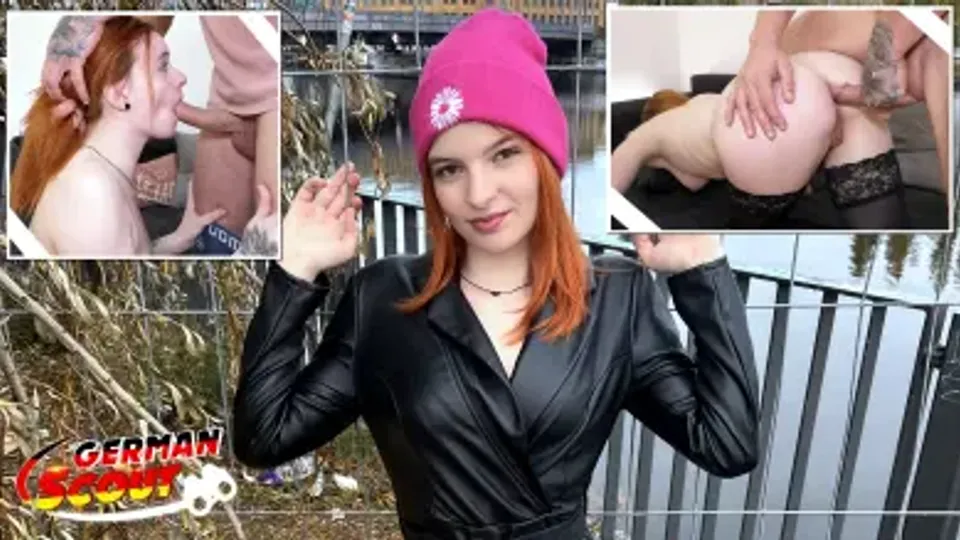 Skinny Redhead Teen's Anal Casting Debut