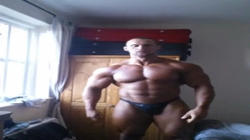 Lukas Gabris Bedroom Posing
