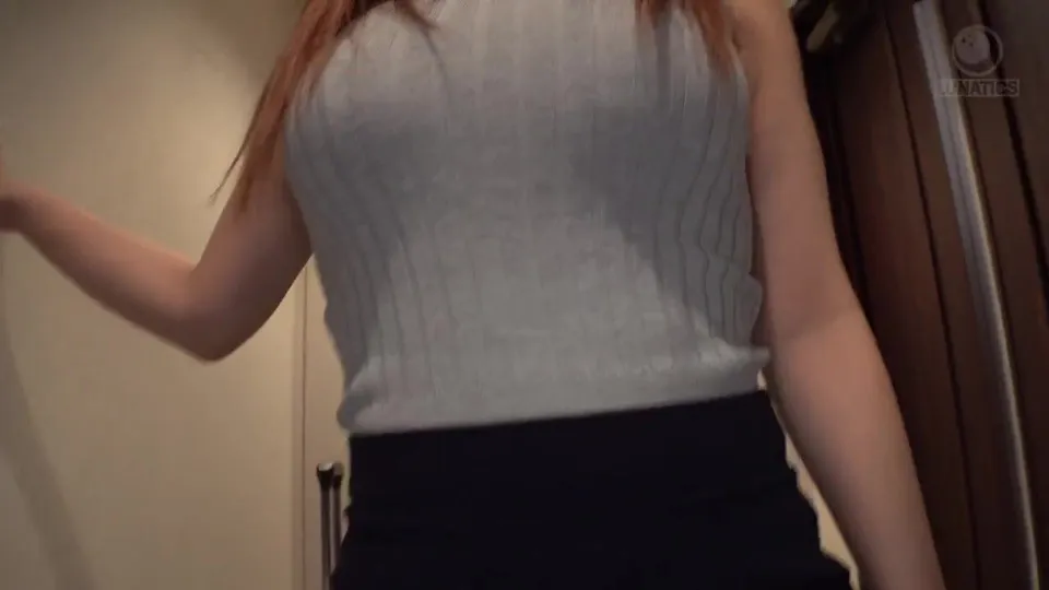 Solo Redhead in Gray Tank Top and Black Pants