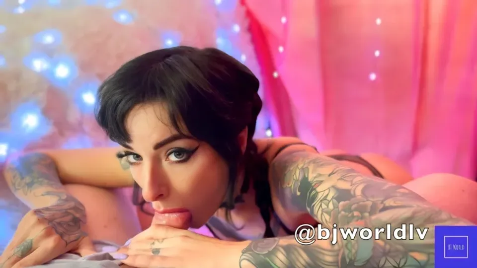 Lysagna DelRay's Smoking Hot Blowjob