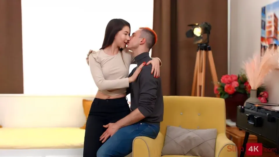 Macho Lures Slim Beauty Into Affair 
