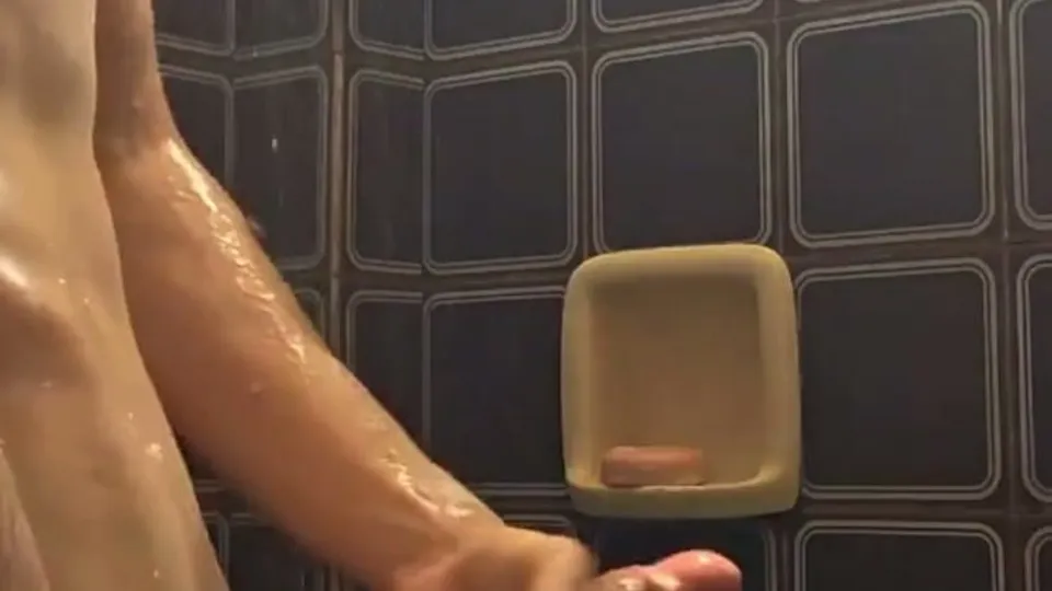Making a mess in the shower