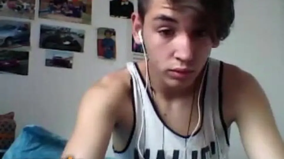 Malibu Vest Twink Jerk & Cum