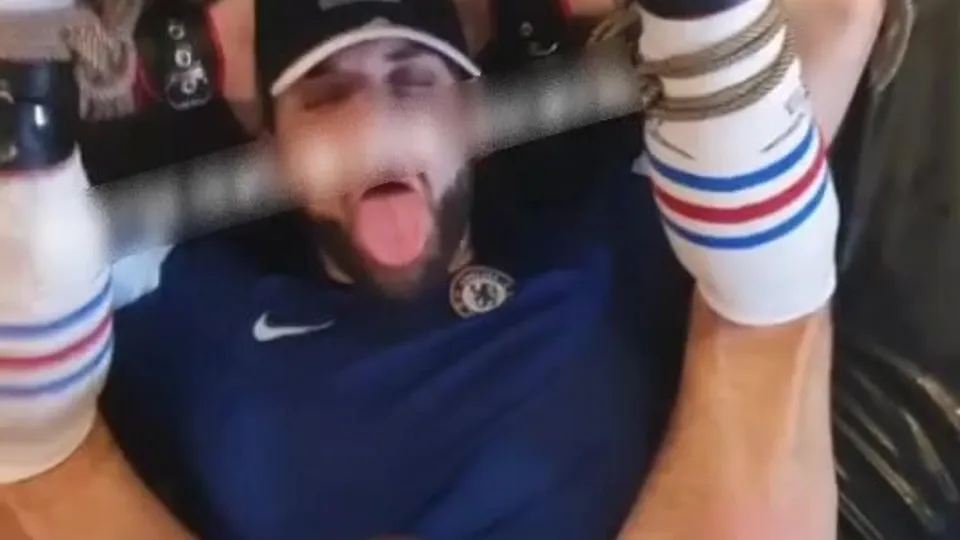 Mancunt sub trashed and pissed by humongous BBC - ThisVid.com