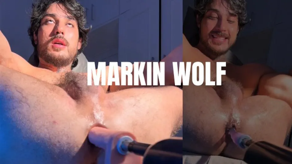 MARKIN HUNK HAVING SOME QUALITY TIME WITH FRESH POUND MACHINE
