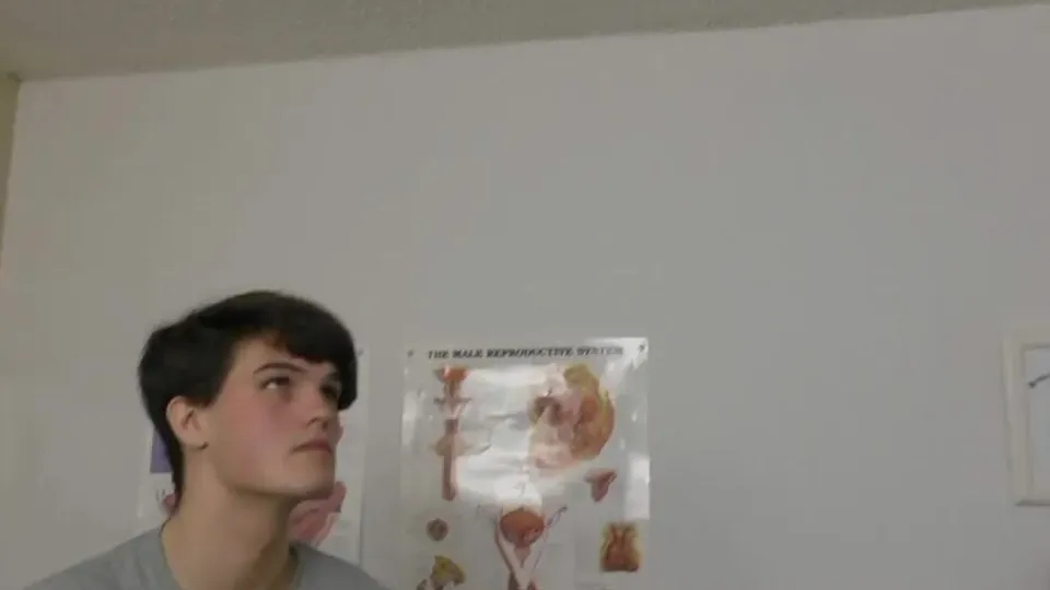 Mason gives a sperm sample
