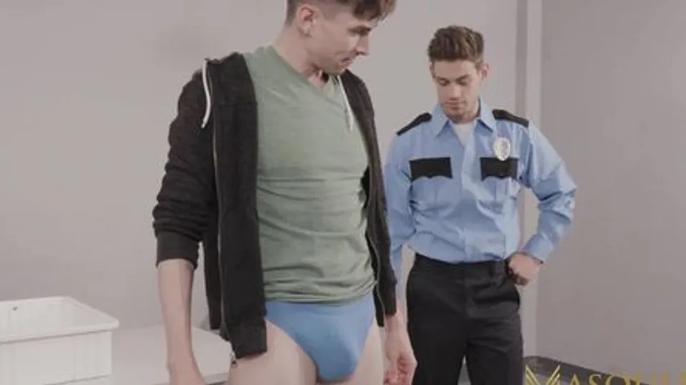 MASQULIN Policeman Michael Del Ray Barebacks Gay Jack Hunter