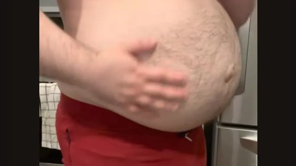 Massive hairy beer tank gainer chugs and belches - ThisVid.com