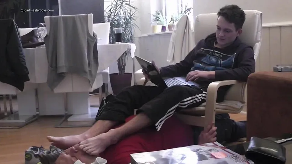 Master Ink's Post-Workout Foot Worship